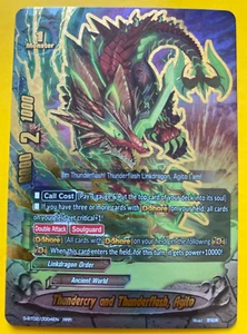 Buddyfight THUNDERCRY AND THUNDERFLASH, AGITO S-BT02/0004EN RRR se envía a todo el mundo - Imagen 1 de 1