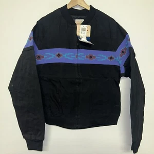 Vintage 1990er Jahre Sattel King Western Jacke, Deadstock Neu mit Etikett, Größe Large  - Bild 1 von 2