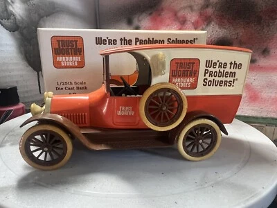 Die Cast 1916 Trust Worthy Hardware Bank 1916 Studebaker Panel Delivery Truck #9 - Image 1 of 4