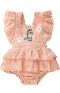 Birthday Girl Dress Smash Cake Outfit Clothes First Birthday Romper - Picture 1 of 3