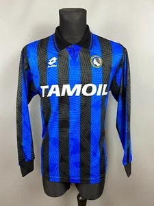ATALANTA 1991 1993 HOME SHIRT VINTAGE FOOTBALL SOCCER JERSEY LOTTO MENS SIZE L - Picture 1 of 9