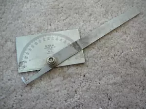 Vintage Genral Tools MFG Co Inc Stainless Steel Protractor No 17 USA - Picture 1 of 3