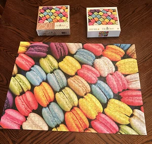 Big Ben 750 Piece Puzzle- Colorful Macaroons Complete Set - Picture 1 of 2