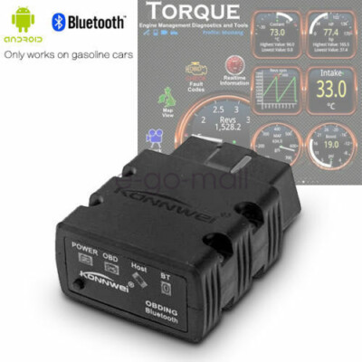KONNWEI Wireless Bluetooth OBDII OBD2 Car Dia...