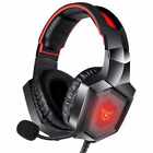 ✅ Wired Led Gaming Headset Over-ear Microphone Surround Sound Pc Gamming Gamer