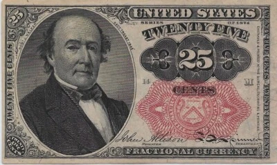 25 Cent Fractional Note, Fr # 1309, UNC	 (58732) - Image 1 of 2