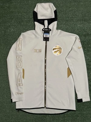 Authentic Toronto Raptors 2019 Nike NBA Champions Therma Flex Full-Zip Hoodie -M - Image 1 of 4