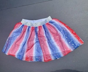 Cat and Jack 4th of July Tutu Skirt Girls 6 6x EUC - Picture 1 of 3