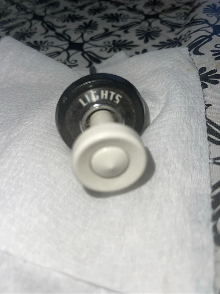 1957 1958 Ford Fairlane Ranchero Headlight switch Knob Shaft & Bezel B8A-11661-B - Image 1 of 1