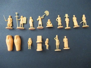 Atlantic #1801 Egyptians At The Pharaohs Court loose no box set 21 pc in orange - Picture 1 of 2