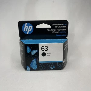 Genuine HP 63 Black Original Ink Cartridge F6U62AN#140 - New - Dated 04/2025 - Bild 1 von 7