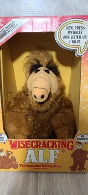 Wisecracking Alf the Outspoken Talking Alien 1987 Coleco Vintage Plush Doll 18" - Image 1 of 4