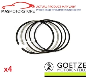 JUEGO DE ANILLOS DE PISTÓN MOTOR GOETZE MOTOR 08-446400-00 4 PIEZAS A STD PARA KIA - Imagen 1 de 5