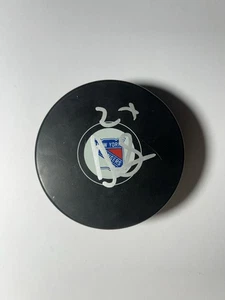 Malcolm Spence Signed Puck Auto Autographed New York Rangers NHL DRAFT  - Picture 1 of 1