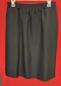 Gonna donna in vita elastica collezione classica - taglia 14 - nera - made in USA - Foto 1 di 15