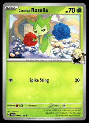 Cynthia's Roselia 007/182 SV10: Destined Rivals - Image 1 of 2