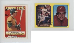 1988 Super Star Sticker Back Cards Jose Canseco Eddie Murray Dennis Rasmussen - Picture 1 of 5