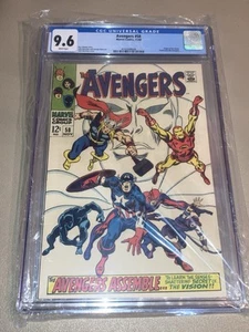 Marvel Comics Avengers # 58 CGC 9.6 - Origin the Vision - Nice Investment!! - Picture 1 of 11