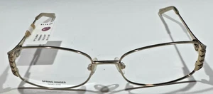 Sophia Loren Eyeglasses Frames BEAU RIVAGE 48 057 Gold Crystals 53-17-135 - Picture 1 of 7