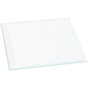 Vidrio transparente biselado Plymor 3,5" cuadrado, 3 mm de grosor - Imagen 1 de 1