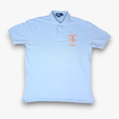 Polo Ralph Lauren 1967 Sixth Flight Golf Polo Mediano M Para Hombres Bebé Azul Foto 1 de 4