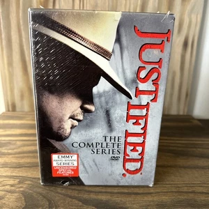 Justified: The Complete Series Seasons 1-6 ( DVD, 2015, 19-Disc Set) Brand New - Picture 1 of 3