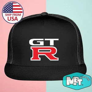 Skyline GT-R GT Racing Car Black Trucker Hat Cap Adult Size - Picture 1 of 3