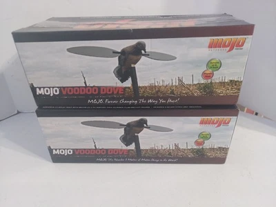 LOT OF 2 MOJO VooDoo Dove Motorized Decoys Realistic Durable Hunting Accessory - Image 1 of 4