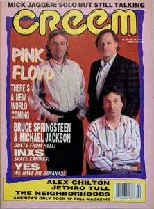 Creem Magazine February 1988 Pink Floyd, Michael Jackson, Springsteen, INXS, Yes - Picture 1 of 18