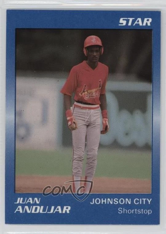 1989 Star Johnson City Cardinals Blue Juan Andujar #2 - Image 1 of 2