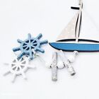 Painting Ocean Wind Ornaments Wooden Pendant Hanging Decoration Wooden Crafts