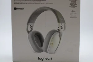 Logitech Zone Vibe 100 Logitech Wireless Over Ear Headphones Off-White - Picture 1 of 10
