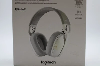 Logitech Zone Vibe 100 Logitech Wireless Over Ear Headphones Off-White - Image 1 of 4