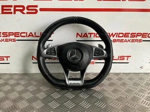2014-2019 MERCEDES C-KLASSE W205 C63 AMG LEDERLENKRAD A2054602403 - Bild 1 von 6