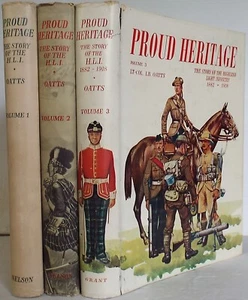 Proud Heritage: The Story Of The Highland Light Infantry. Oatts, 3Vols, 1st, DJs - Imagen 1 de 5