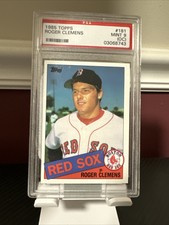 1985 Topps - #181 Roger Clemens (RC)