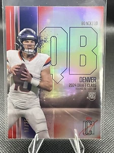 Topps Signature Class Bo Nix Rookie RC 2024 cromo naranja variación/25 RCV-40 - Imagen 1 de 3