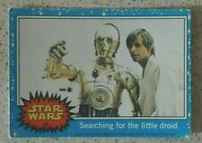Topps Star Wars trading card blue series 1977,19, Searching for the little droid
