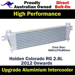Upgrade Aluminium 80mm Intercooler For Holden Colorado RG 2.8L 2012 Onwards - Bild 1 von 13