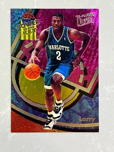 1993-94 Fleer Ultra Larry Johnson Power in the Key #1 Charlotte Hornets HOT!!