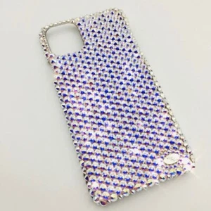 Für iPhone 12 Pro Crystal AB Iridescent Bling Back Case Hergestellt mit Swarovski - 24ss - Bild 1 von 3