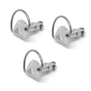 Titanium 17mm DZUS style Quick Release Fastener 1/4 turn Fairing Race PACK of 3 - Picture 1 of 3