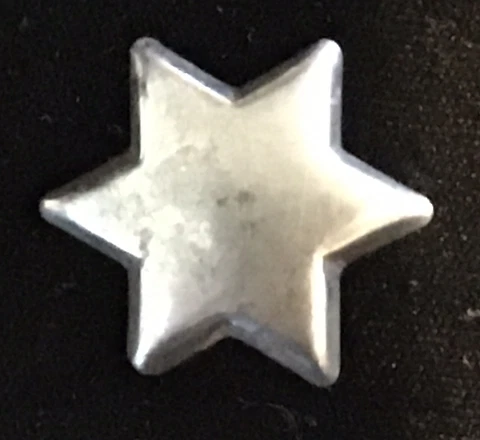 AWESOME ANTIQUE DIVISION 1 REALISTIC STEEL STAR BUTTON Cover
