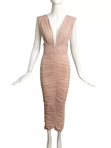 ALEX PERRY- NWT Chance Ruched Dress, Size 10 - Picture 1 of 4