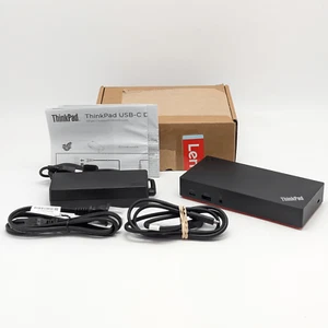Station d'accueil Lenovo ThinkPad USB-C Gen2 40AS0090US - Photo 1/9