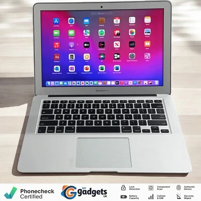 Apple MacBook Air 2017 13in i5 8GB RAM 128GB SSD MS Office-Camera Faulty (W57) - Image 1 of 4