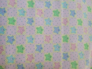 Marcus Brothers Star stampa flanella giovanile solo taglio 1yd+12" - Foto 1 di 3