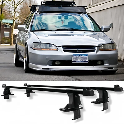 54" Roof Racks Cross Bar Luggage Kayak Cargo Carrier For Honda Accord EX-L LX Foto 1 de 4