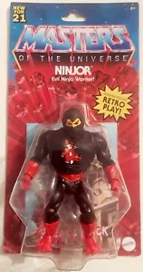 NINJOR MASTERS OF THE UNIVERSE ORIGINS RETRO PLAY BRAND NEW MINOR WEAR SEE PICS - Picture 1 of 2