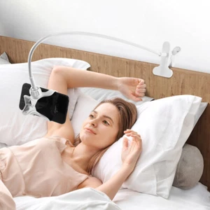 Soporte de cuello de ganso para teléfono móvil perezoso universal clip de mesa - Imagen 1 de 21